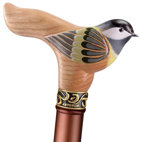 Asterom Elegant Adjustable Handmade Walking Stick for Fashionable Older Women