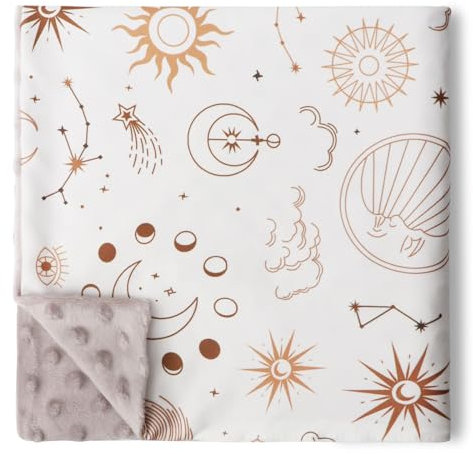 DRESHOW Coperte per Bambini 75x100cm Cotone Organico Unisex Neonato Coperte Spesse e Super Morbide per Dormire per i Bambini Piccoli Bambine Ragazze Ragazzi Asilo Nido Regali Copripiumino