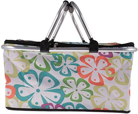 Alipis Große 30l Thermobox Isolierte Lunchbox und Faltbare Aufbewahrungsbox aus Oxford Stoff Tragbar für Outdoor und Sommerfest Geeignet