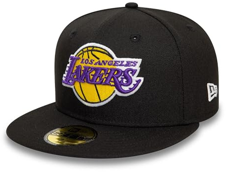 New Era Los Angeles Lakers NBA Essential Negro 59Fifty Gorra de Béisbol