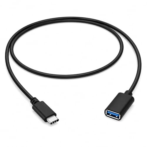 USB C to USB Adaptor- USB C Adapter OTG Cable Type C Male to USB 3.2 Female 10Gbps Transfer - Compatible with MacBook/iPad/iPhone Air/Pro/Neo, Galaxy, Laptop, Tablet and more - For Type C Devices - 1M