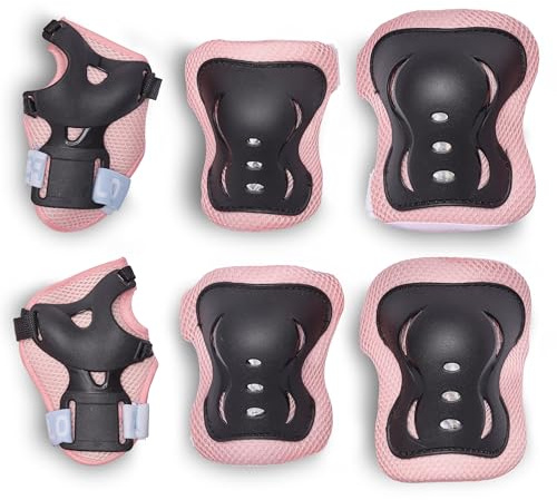 Apollo Schoner Set für Kinder, Knie und Ellenbogenschützer Kinder und für Handgelenk, Protektoren Kinder zum Inliner Skateboard BMX Radfahren, Inliner Schoner Kinder, Knieschützer Kinder