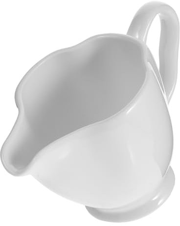 CONGARTENO Brocca Ceramica Con Manico Dispenser Latte Salsa e Sciroppo Capacità Design Elegante e Leggero Utile Per Caffè