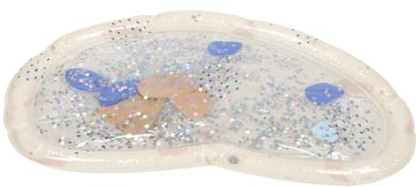 HOOTNEE Tapete de Agua para Bebés Diseño Interactivo y Patrones Coloridos, Colchoneta de Goma Inflable Adecuado para Gatear y Estimular el Desarrollo Sensorial