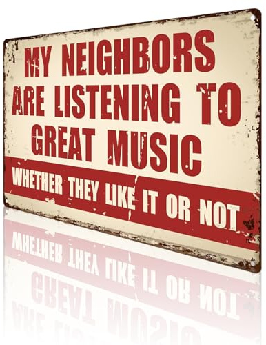 1PCS Personalised Bar Signs for Home Bar, Metal Sign, Pub Sign, Music Lovers Vintage Metal Signs, Man Cave Accessories For Home Pub, Gift for Music Lovers and Pubs Lovers, 20cm x 30cm
