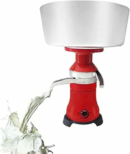 HOTAPEPU Séparateur centrifuge de crème, Machine électrique d'écrémage du Lait à Vitesse réglable, Machine de séparation du Lait pour Usage Domestique et agric~/