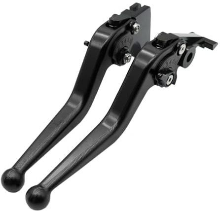 Maneta Izquierda Juego manetas Embrague Freno Ajustables Motocicletas para CM CMX para Rebel 300 500 2016 Maneta Derecha(Black)