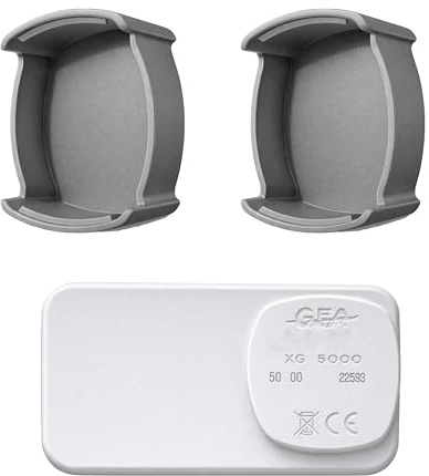 3Drive - Lote de 2 soportes para placa de telepeaje compatible con insignia GEA XG 5000, 2 piezas con adhesivo para parabrisas