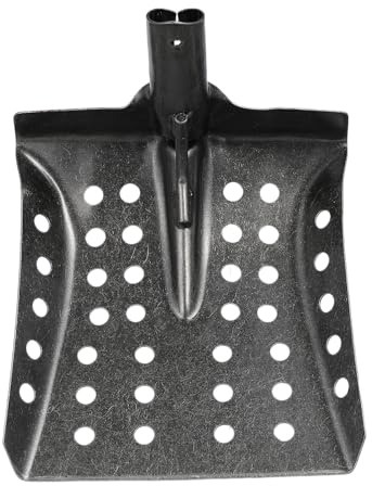 Happyyami Pala per Drenaggio Setaccio, Pala in Metallo per Pulizia Fango e Scarichi, Utensile per Settici e Manutenzione Fognature