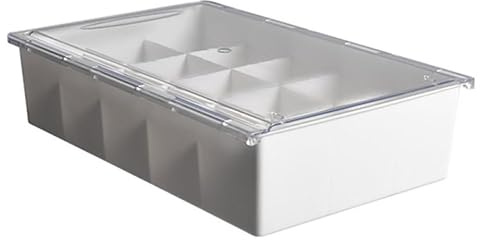 Generico Organizer per 15 Scomparti in Pp, Scatola Porta Calzini e Mutande per Uso Domestico, Organizer da Cassetto Multi Griglia
