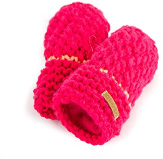 Barts Fäustling Handschuh Strickhandschuh pink Fleecefutter isolierend Gr.0 151839026 (0)