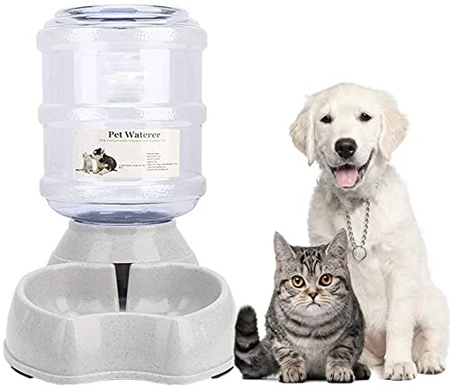 Freenfitmall Wasserspender für Haustiere, Katzen-Wassernapf, automatischer Wassernapf, großer automatischer Trinkbrunnen für Katzen und Hunde (1 Stück, blau)