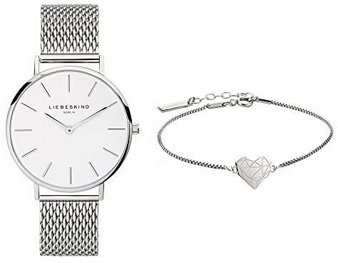 Liebeskind Berlin Damen Geschenkset aus Uhr und Schmuck – Elegant & modisch Geburtstags- und Valentinstagsgeschenk