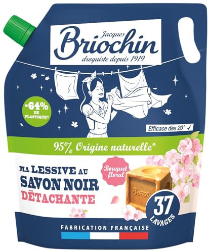 Jacques Briochin Recharge Ma lessive au savon noir - Détachante 1,7L