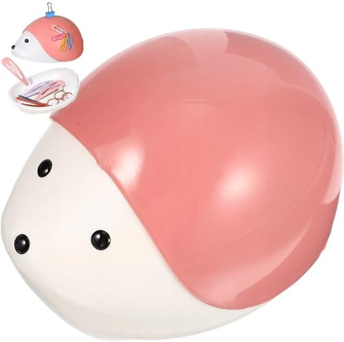 Tsffae Magnetischer Büroklammernhalter, Kunststoff-büroklammer-lesezeichen-Organizer, Niedlicher Igel-büroklammer-Spender Für Zuhause, Büro, Schreibtisch-zubehör