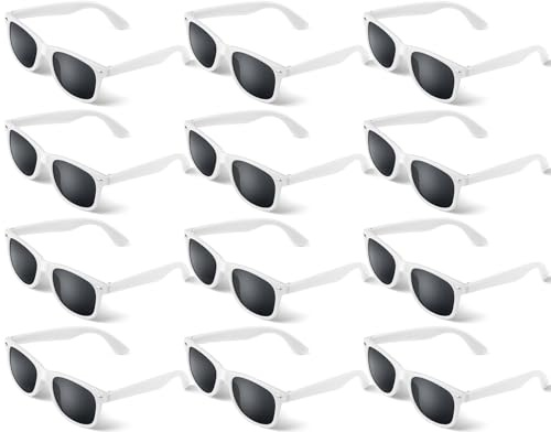 ANPUNAT 12er-Pack Sonnenbrillen, Party-Sonnenbrillen, Großpackung für Geburtstagsfeiern, Strand-Pool-Partys, Reisen, Goody-Bag-Füller (144 mm x 141 mm x 47 mm)