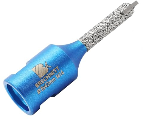 BRSCHNITT Diamant Mörtel Hakenbohrer Mit Hartmetallspitze 8 * 42mm - Diamant Fugenfräser für Mauerwerk, Mörtelentfernung, Mauerwerk, Stein, Beton.