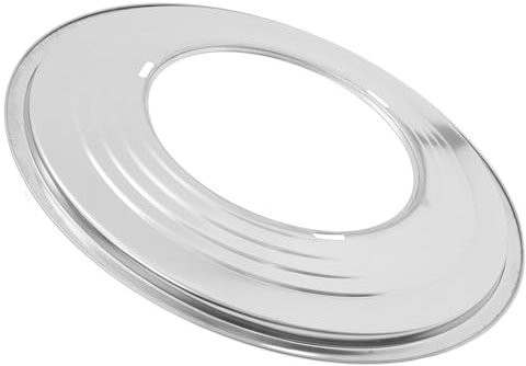 COLLBATH Kitchen Steamer Ring White 31.8mm Single-hole Steam Plate Stainless Steel Steamer Accessory for Household Food Steaming and Cooking Supplies