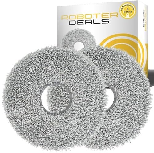 Roboter Deals - Mikrofaserpads, Ersatz-Wischtücher (2 Stück) für Xiaomi X20 Plus. 100% passgenau, geprüft Saugroboter Werkstatt.