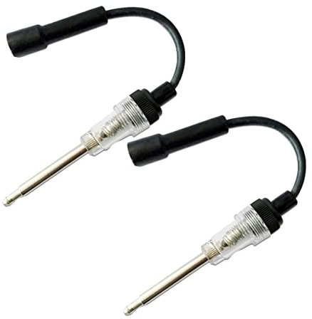 PAMINGONO Funkentester Zündungstester 2 Stück Inline Zündkerzenloch Erweiterer Zündfunkenprüfer Diagnosetester Für Zündspule Und Motorzündsystem