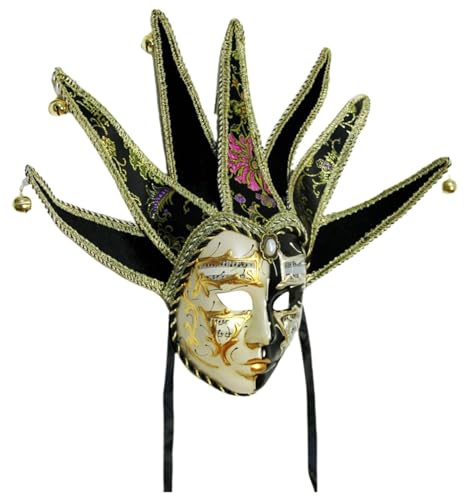 Nlaayong Masken Kostüm,Venezianische Maske Gesichtsmaske Damen Karneval Ballmaske Maskerade Wand-Deko