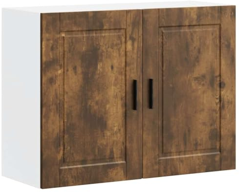 vidaXL Küchen-Hängeschrank Porto Räuchereiche Holzwerkstoff