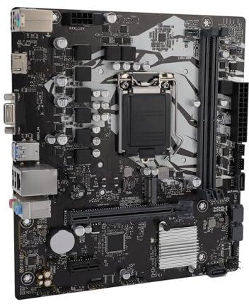 Carte Mère LGA 1200 M-ATX, Mémoire DDR4 3200 (OC), capacité de 64 Go, VGA, Ports HD, M.2, III, PCIE 4.0, Batterie CR2032 Intégrée, Puce Sonore Realtek ALC887/897, Réseaux 1GbE