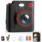 Appareil photo instantané pour enfants, appareil photo numérique HD 1080p pour enfants avec papier d'impression et carte TF 32 G