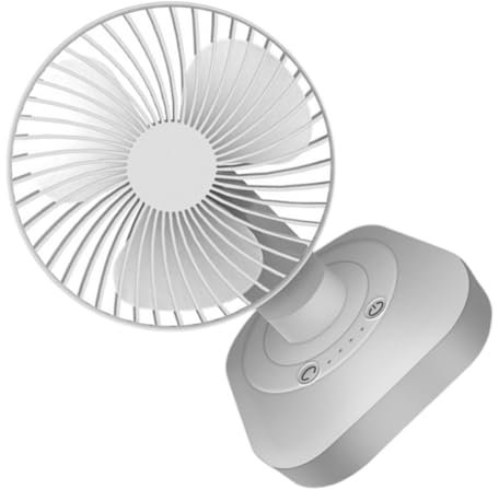 HOMSFOU Ventilador Usb Mini Ventilador De Escritorio Silencioso Carga Usb De Mesa Portátil Para Hogar y Oficina