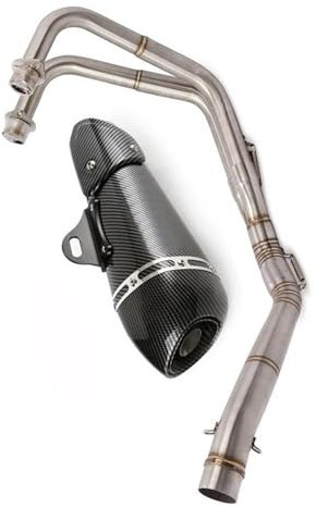 MKYOKO Tubo De Enlace Delantero De Escape De Motocicleta Y Silenciador De 51 Mm S&istema De Escape De Acero Inoxidable para CBR250 CBR 250 2018 2019 2020