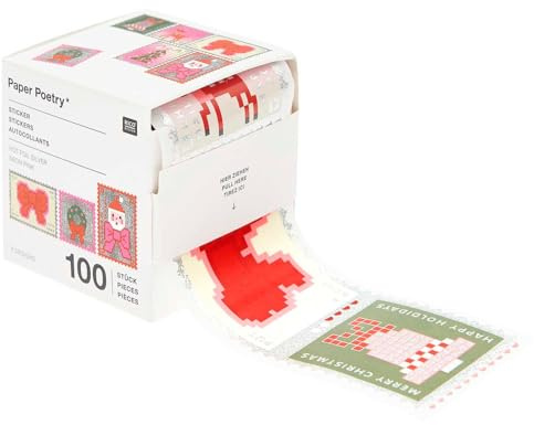 Sticker Weihnachtspost FSC MIX, 100 Stk.