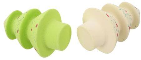 iplusmile Esponja de Belleza Forma de Árbol de Navidad Aplicador Facial Reutilizable para Base de Maquillaje Polvos Sueltos Esponja para Maquillaje Facial para Difuminar la Piel