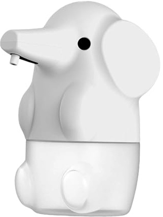 LeeQinersw Dispenser di Sapone Automatico con Sensore Touchless Dosatore di Schiuma Ricaricabile USB Impermeabile Adatto per Bagno Cucina Ufficio Hotel, Bianco