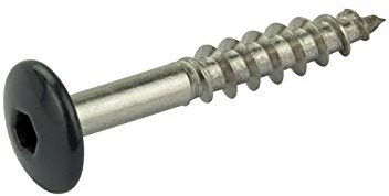 Fassadenschrauben 5,5x35 - Anthrazitgrau - RAL 7016-100 Stück