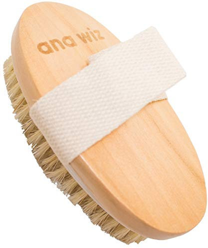 Ana Wiz – Brosse pour corps en bois de lotus avec poils de sanglier naturels, 100 g