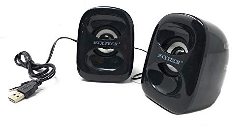 Vetrineinrete® Coppia Casse Speaker Wired 10 Watt con Luce RGB Altoparlanti con Attacco USB 2.0 e aux per pc Notebook Tablet Smartphone CA-SS001 M28
