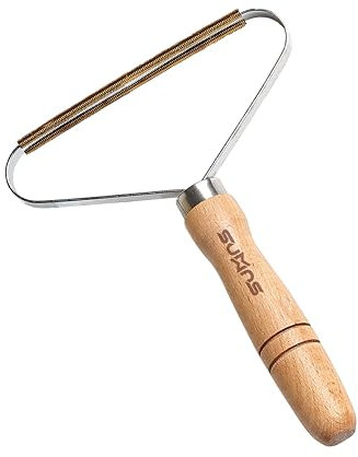 1Pcs Double Sided Carpet Scraper & Efficient Hair Remover Tool With Ergonomic Elegant Handle | Portable Pet, Dog & Cat Hair Remover, Carpet Brush & Fabric Depiller For Clothes & Rugs Brush