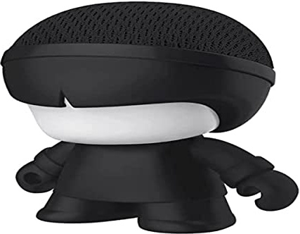 Xoopar - Mini Xboy Schwarz - Tragbarer Mini-Bluetooth-Lautsprecher mit LED-Licht - Starker 360°-Sound Integrierte Selfie-Fernbedienung