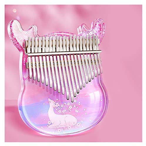 Kalimba 21 Key Acryl Piano Kalimba Musical Keyboard 17 Key Chromatic Kalimba Keyboard Music Instrument (Color : 21 Tones A)