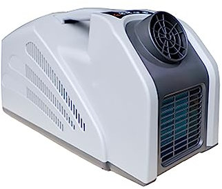 ERICAT Condizionatore d'Aria da Campeggio, Raffreddatore d'Aria per Mini Tenda con Tre velocità del Vento Regolabili, Basso Consumo Energetico da 650 W, Supporto per La Ricarica Solare, per Camper