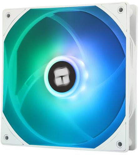 THERMALRIGHT TL-C14CW-S 14CM ventilateur silencieux, ventilateur blanc pour ordinateur, refroidisseur CPU à haute vitesse de 1500 tr/min, connecteur PWM 4 broches