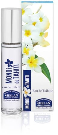 Helan Monoï de Tahiti - Women's Fragrance Floral, Gourmand and Exotic, Light Eau de Toilette with Coconut, Tiare Flowers, Jasmine and Amber Notes, Sweet Vanilla Fragrance, Women's Perfumes 10 ml
