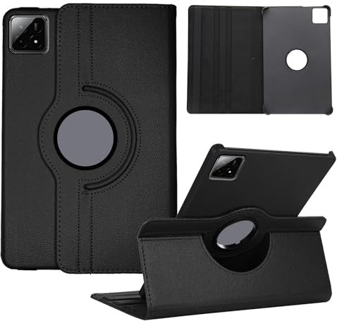 Heremore 360° Rotating Case Cover Compatible with Xiaomi Pad 6S Pro 12.4 inch Tablet 2024 with Multi-Angle Stand