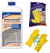 zbs24 Lithofin KF Intensivreiniger, Grundreiniger und regelmäßiger Unterhaltsreiniger, stark beanspruchter Flächen aus keramischen Fliesen und Feinsteinzeug, inkl. Latex Handschuhe Gr. 8 (1 Liter)