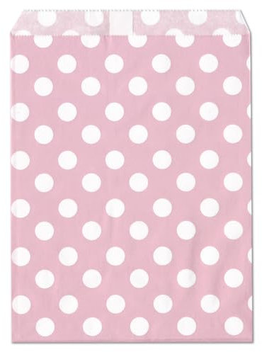 50 Stück bunte Papiertüten - 16,5 x 13 cm - Flachbeutel ohne Boden - Geschenktüten - Kindergeburtstag - Hochzeit - Weihnachten - Ostern