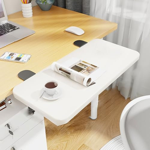 Keyboard Drawer Tray, Ergonomic Desk Extender, Foldable Armrest Shelf for Office Desks and Dining Tables, Clamp On Design to Relieve Fatigue