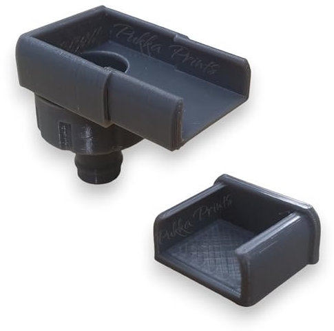 Greenhouse Gutter Outlet & Blank End Kit fits 25 x 10mm Gutter Compatible with Magnum