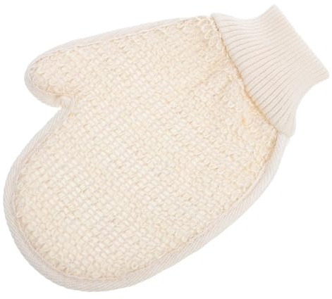 Healvian Peelinghandschuh aus Sisal Beidseitig Nutzbar für Effektive Körperpeeling und Dusche Strapazierfähig und Hautfreundlich für Bad und Spa