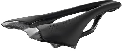 Selle Italia SLR Carbon - Sella Bicicletta da Strada in Carbonio, Cover Handmade, Foro Superflow, Ultra Leggera e Comoda - Taglia S3, Nero