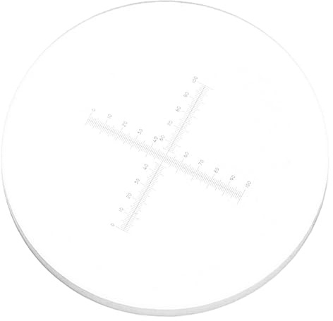 MAGICLULU Micrómetros para Calibración de Retículas y Ocular de Microscopio Regla de Medición del Área para Uso en Experimentos Científicos